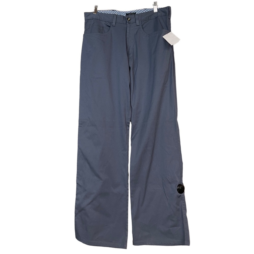 TURTLESON Lawton Performance Pants in Blue/Gray 32R NWOT